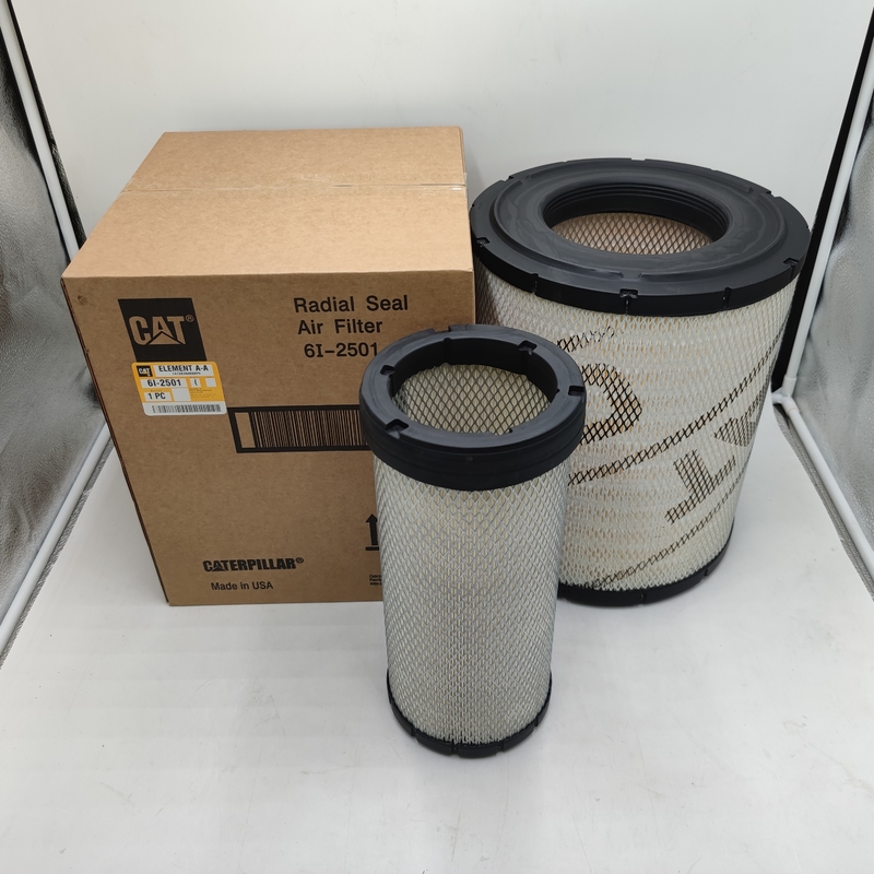 Les pièces de moteur de camion l'élément filtrant d'huile lubrifiante 6I-2509 6I-2501 6I-2505