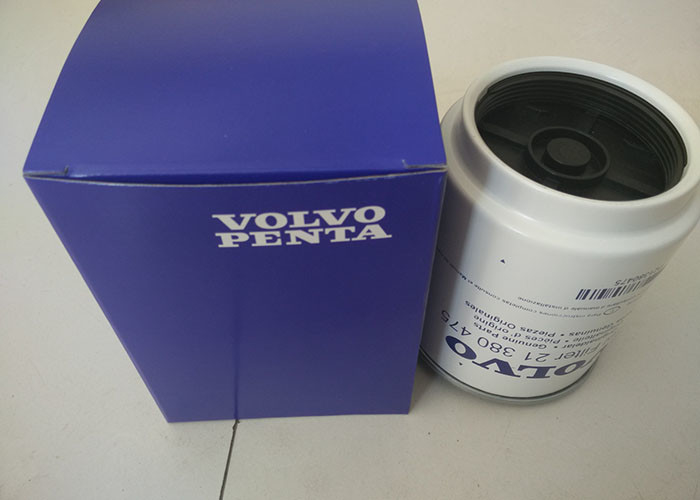 Élément filtrant 21380475 diesel, matériel de noyau de papier de filtre à huile de