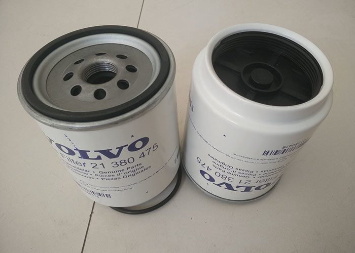 Élément filtrant 21380475 diesel, matériel de noyau de papier de filtre à huile de