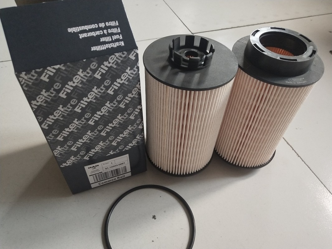 le camion 1kg diesel essence le filtre 12503-0061 avec la taille de 15×15×28cm