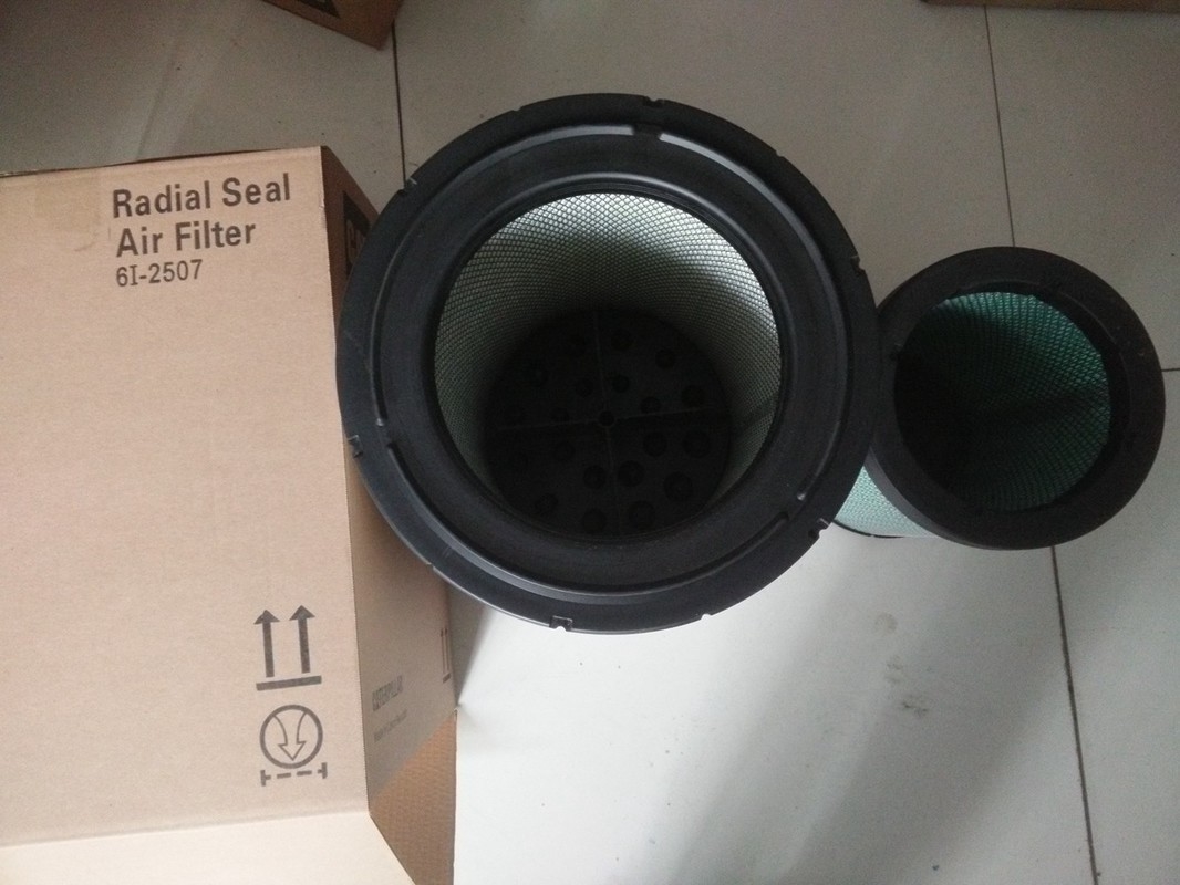 CAT Carter Excavatrice Air Filtre 6I - ODM d'OEM de matériel de la fibre 2507 synthétique