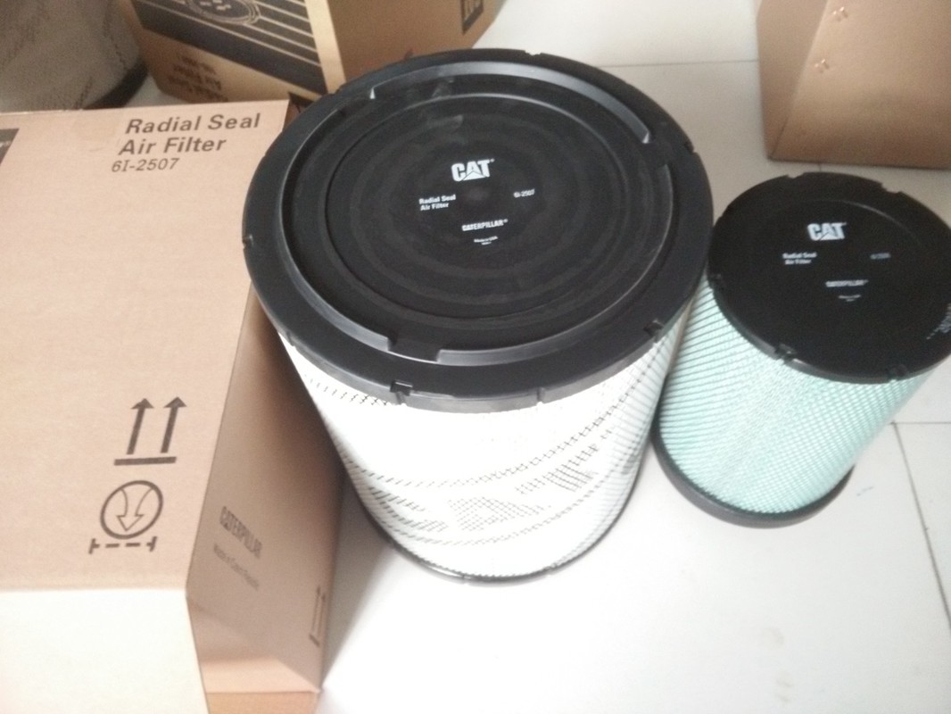 CAT Carter Excavatrice Air Filtre 6I - ODM d'OEM de matériel de la fibre 2507 synthétique